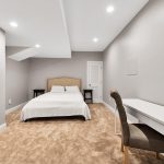 Basement remodel with spare bedroom