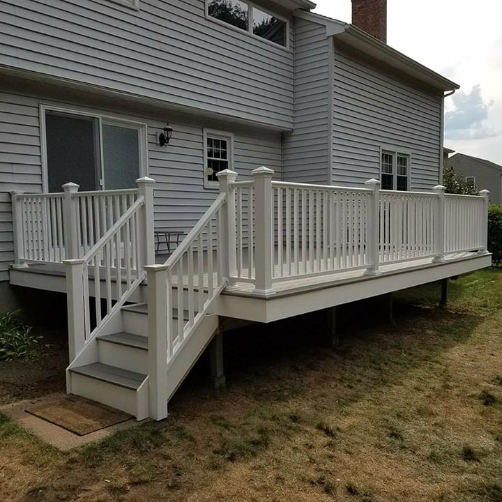 Composite decking and railings in Farmington CT