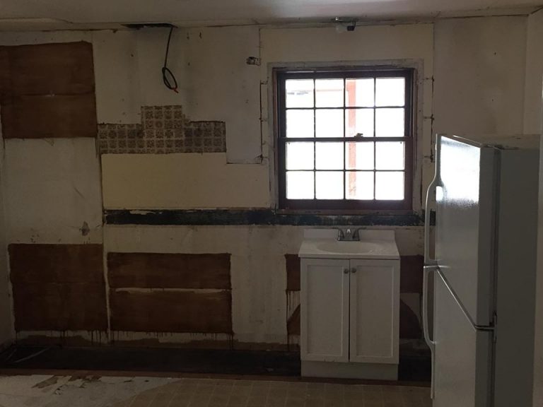 Kitchen renovation in process in West Hartford