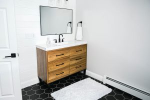 Finished basement with bath